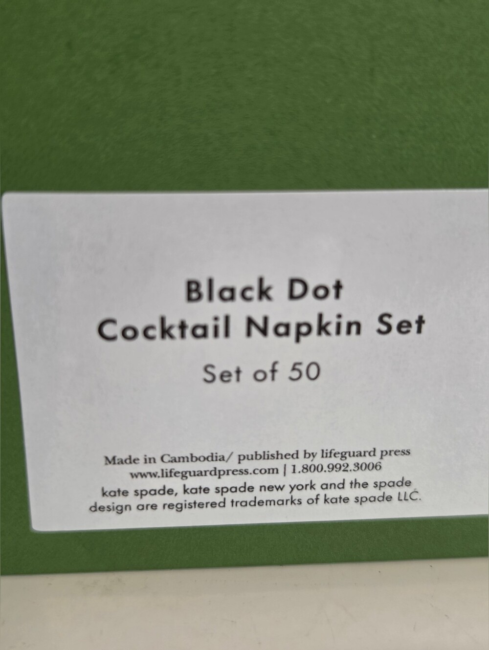 Kate Spade Guest & Cocktail Napkins Set - Picture 4 of 5